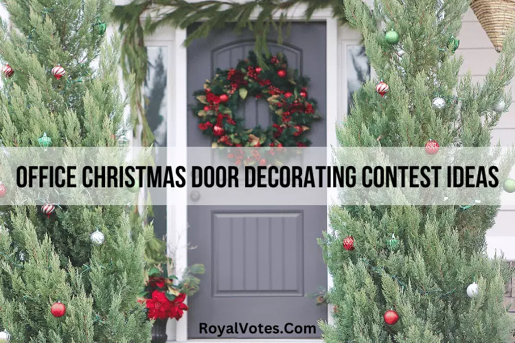 office christmas door decorating contest ideas