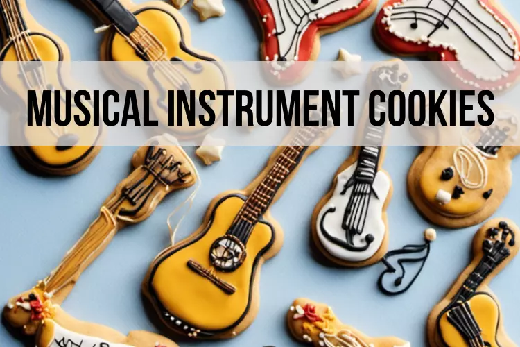 Musical instrument cookies