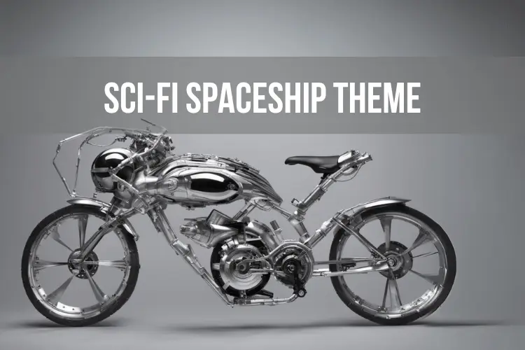Sci-Fi spaceship theme bicycle