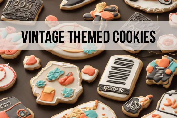 Vintage style cookie