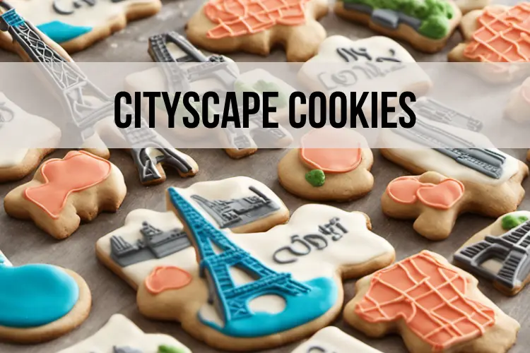 cityscape cookie
