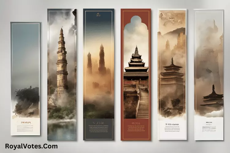cultural heritage theme bookmark