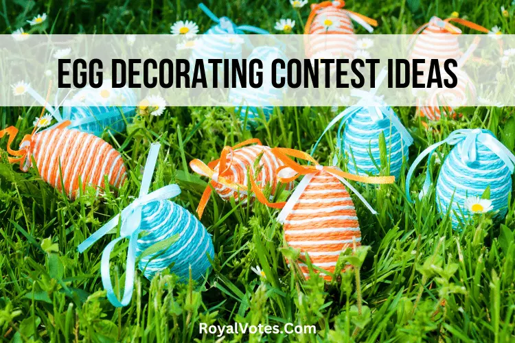 egg decorating contest ideas
