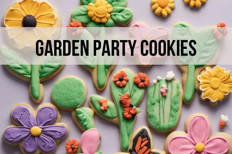 garden party cookies