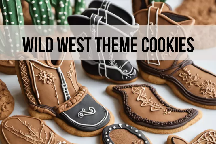 wild west theme cookie