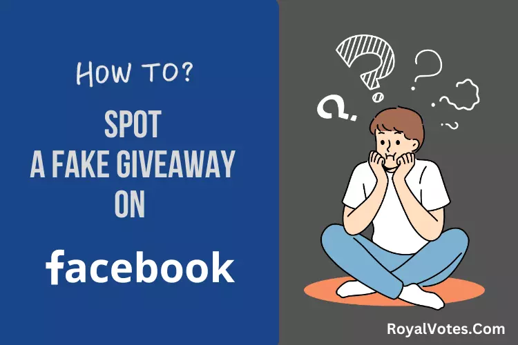 how to spot a fake giveaway on facebook